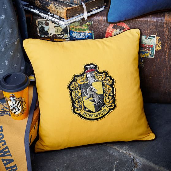 HARRY POTTER™ House Patch Hufflepuff™ Boys Pillow Pottery Barn Teen