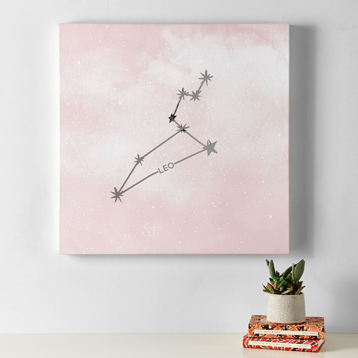 Zodiac Canvas Art Pottery Barn Teen
