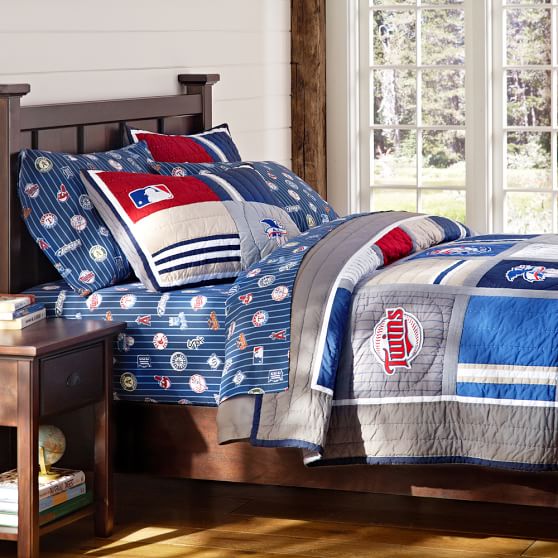 MLB™ Boys Quilt American League Sale Pottery Barn Teen