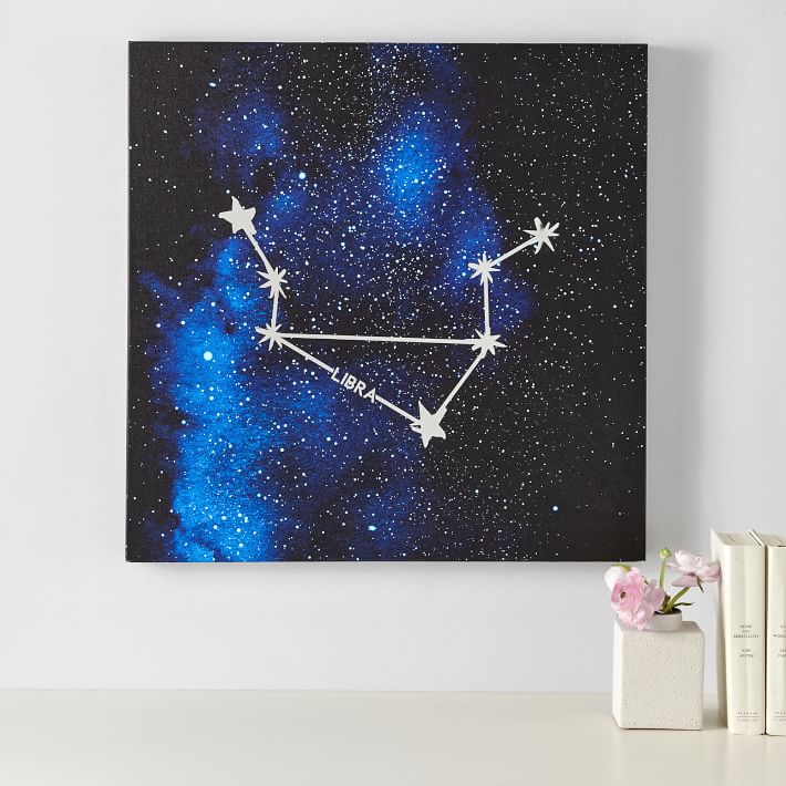 Zodiac Canvas Art Pottery Barn Teen