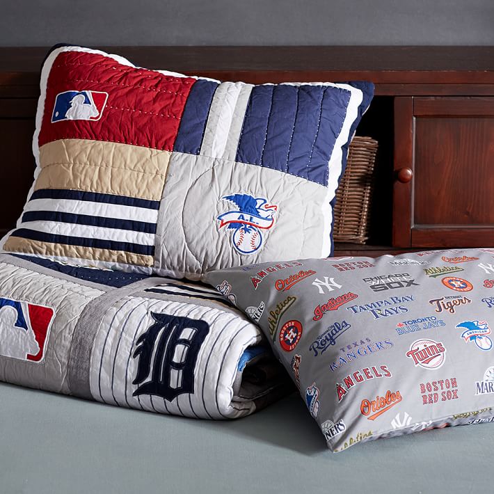 MLB Boy's Quilt + Sham Pottery Barn Teen