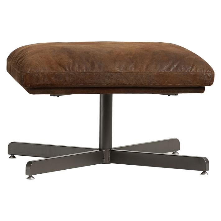 Trailblazer Maverick Swivel Lounge Chair & Ottoman Pottery Barn Teen