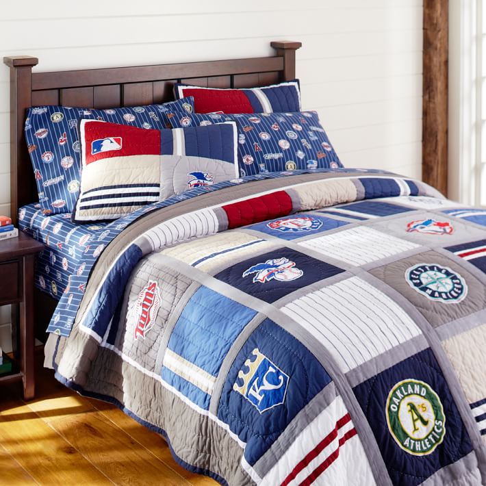 MLB™ Boys Quilt American League Sale Pottery Barn Teen