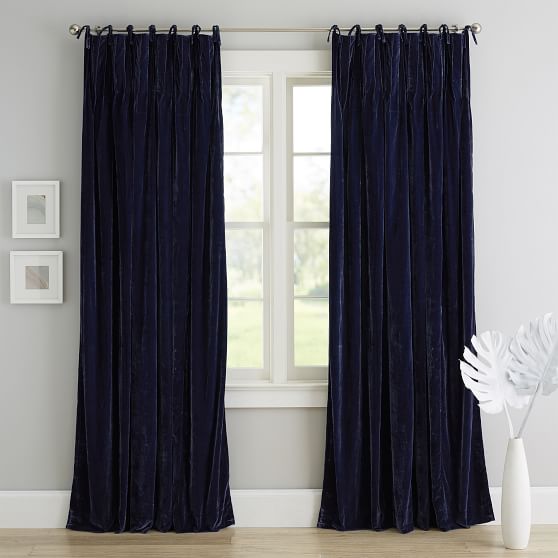 Shimmer Velvet Curtain Teen Curtains Pottery Barn Teen