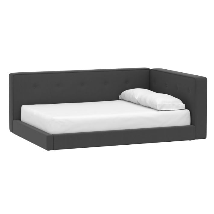 Cushy Lounge Platform Corner Upholstered Bed Teen Bed Pottery Barn Teen