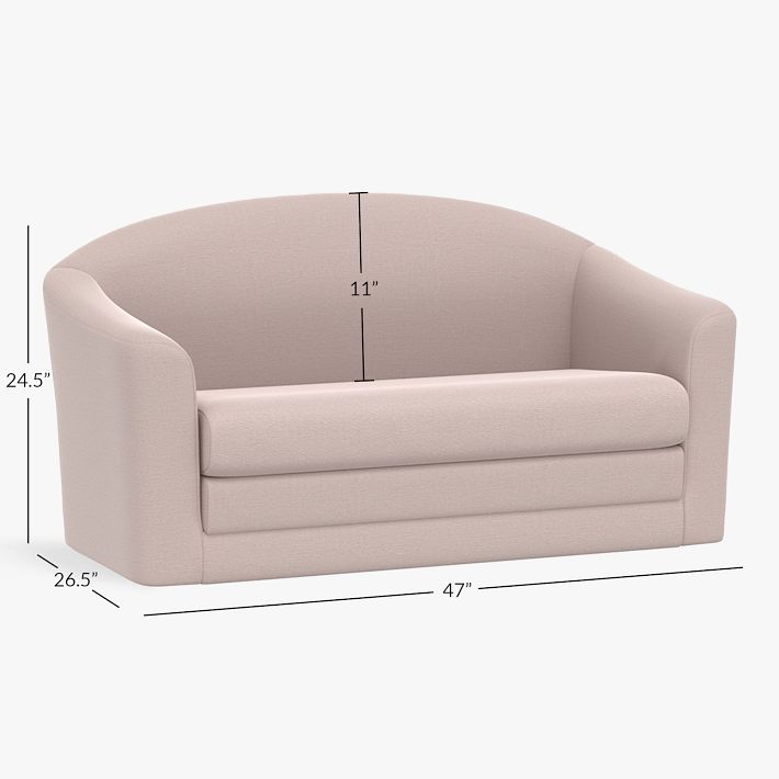 Ashton Sleeper Sofa (38") Teen Sofa Pottery Barn Teen