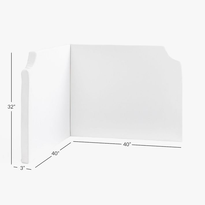 Auburn Faux Wall Corner Headboard Pottery Barn Teen