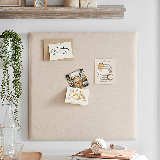 No Nails Frameless Square Pinboard | Pottery Barn Teen