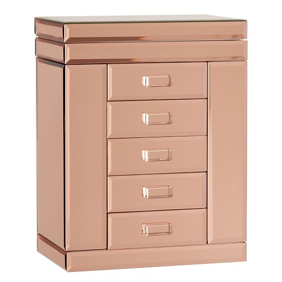Mirrored Jewelry Tower Pottery Barn Teen