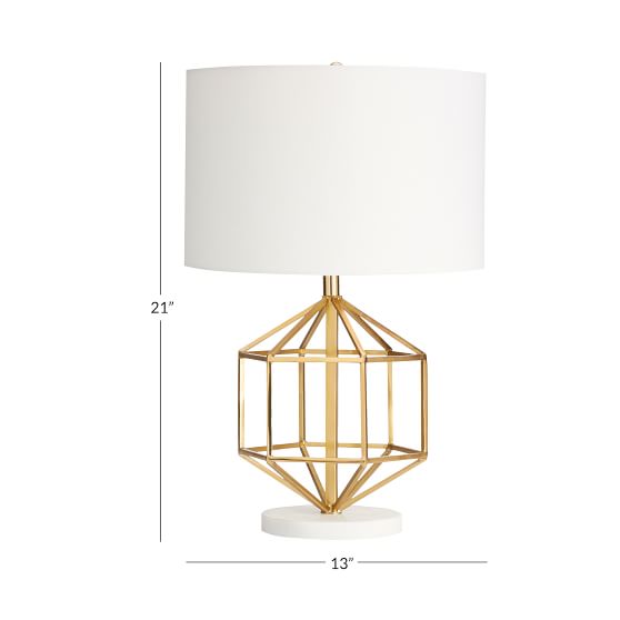 Geo Table Lamp Teen Lamp Pottery Barn Teen