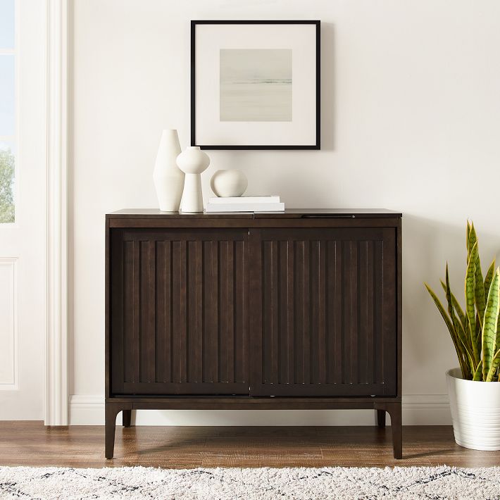 Asher Record Storage Media Console Pottery Barn Teen