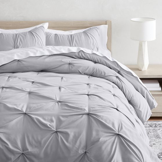 Microfiber Pintuck Twin XL Comforter | Pottery Barn Teen