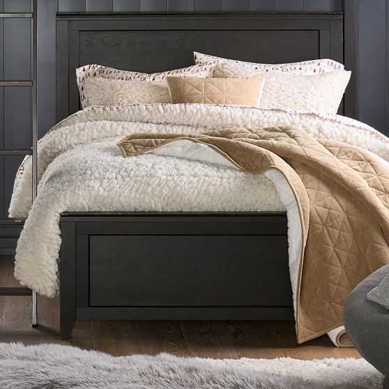 Jumbo Sherpa Comforter Pottery Barn Teen