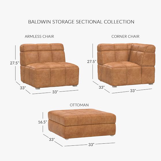 Build Your Own Baldwin Storage Sectional Pottery Barn Teen
