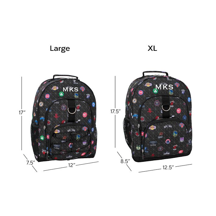NBA Backpack and Cold Pack Lunch Box Bundle