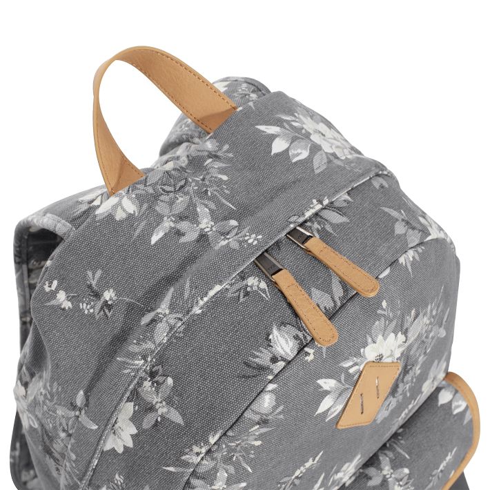 Northfield Camilla Floral Washed Black And White Backpack and Slim