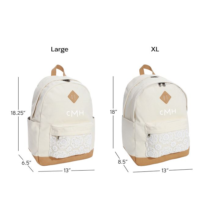 Northfield Solid Crochet Unwashed Birch Backpack and Classic Lunch Box