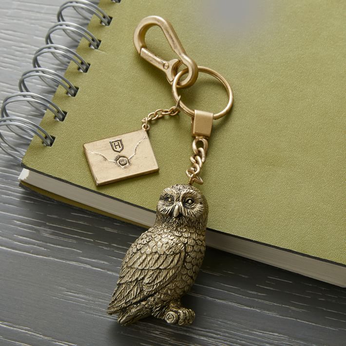 Owl Key FOB Ring - Key Chain Decoration for bags with clasp