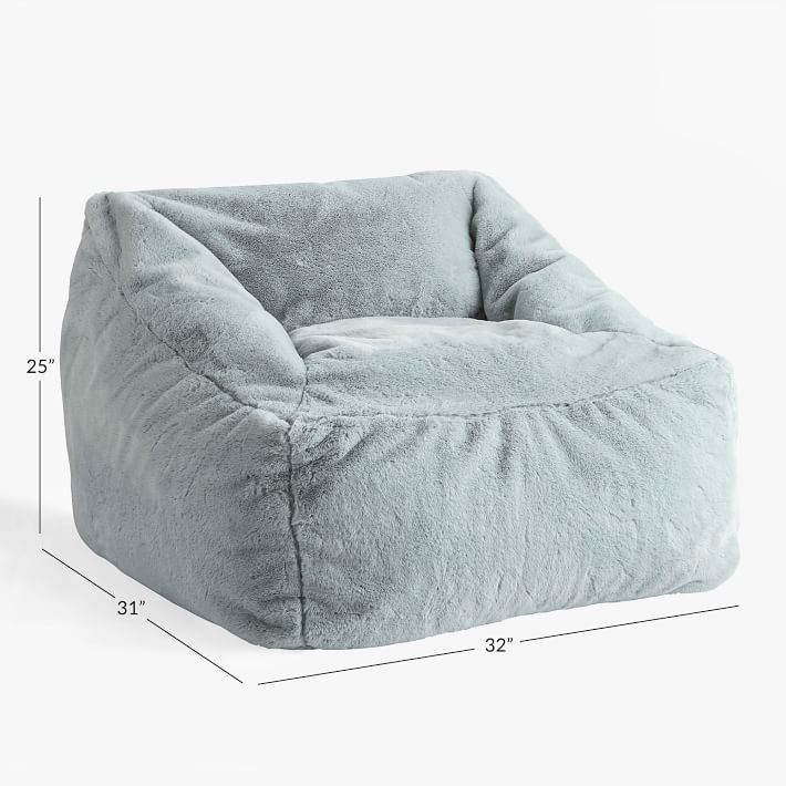 Faux-fur Quarry Modern Lounger 