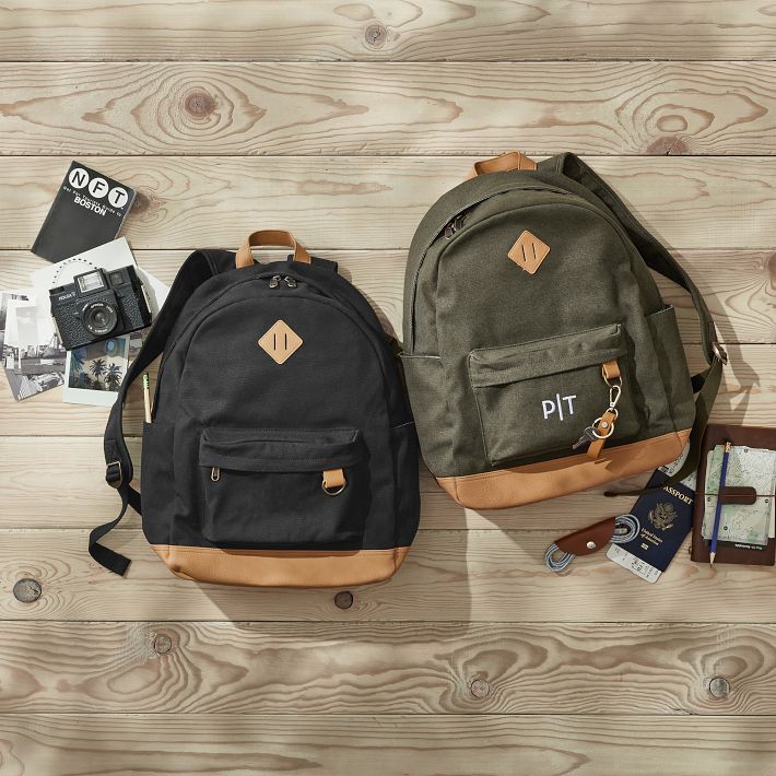 Northfield Unwashed Black Backpack and Cold Pack Lunch Box Bundle