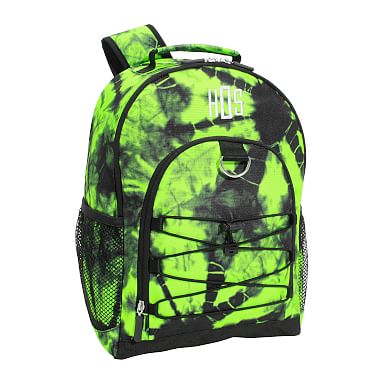 Gear-Up Tie Dye Yellow/Black Recycled Backpack Santa Cruz, Small