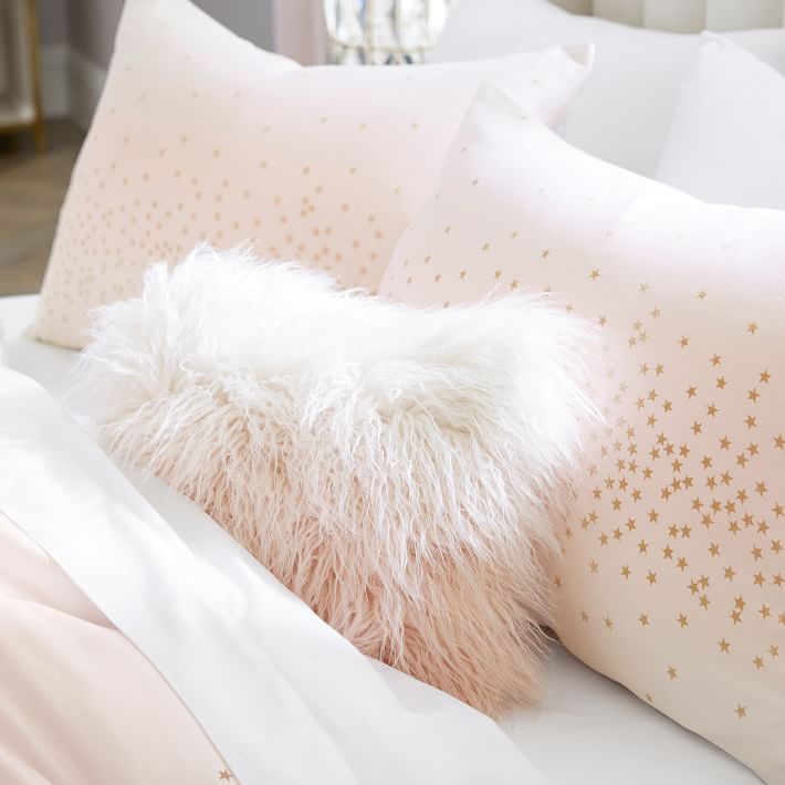 Monique Lhuillier Metallic Stardust Duvet Cover | Pottery Barn Teen