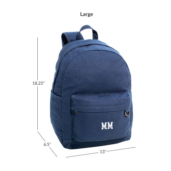 Northfield Classic Navy Washed Recycled Backpack Pottery Barn Teen