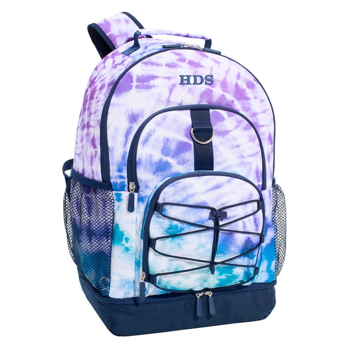 Gear-Up Purple Navy Laguna Tie-Dye Backpack | Pottery Barn Teen