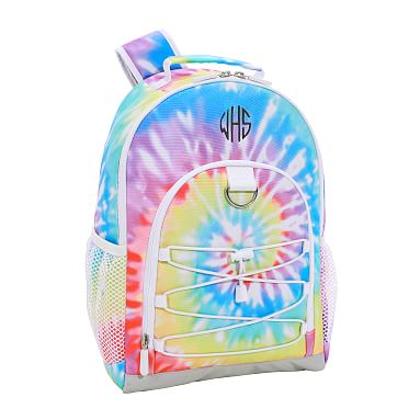 Gear-Up Tie Dye Rainbow Recycled Backpack, Small