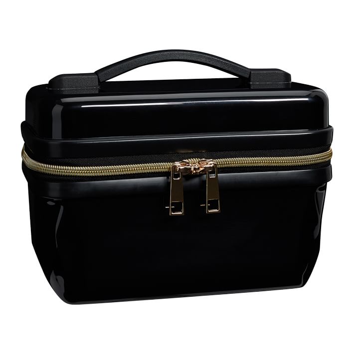 Sleepover HardSided Toiletry Case, Black Pottery Barn Teen