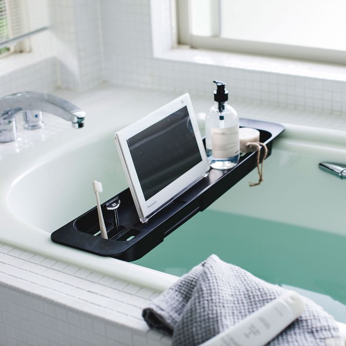 Yamazaki Expandable Bathtub Caddy Pottery Barn Teen