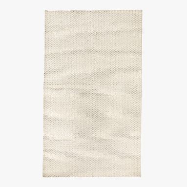 Braided Knit Rug - Ivory | Pottery Barn Teen