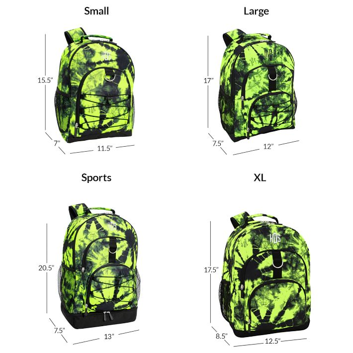 Gear-Up Drip Painting Blue Glow-in-the-Dark Backpack