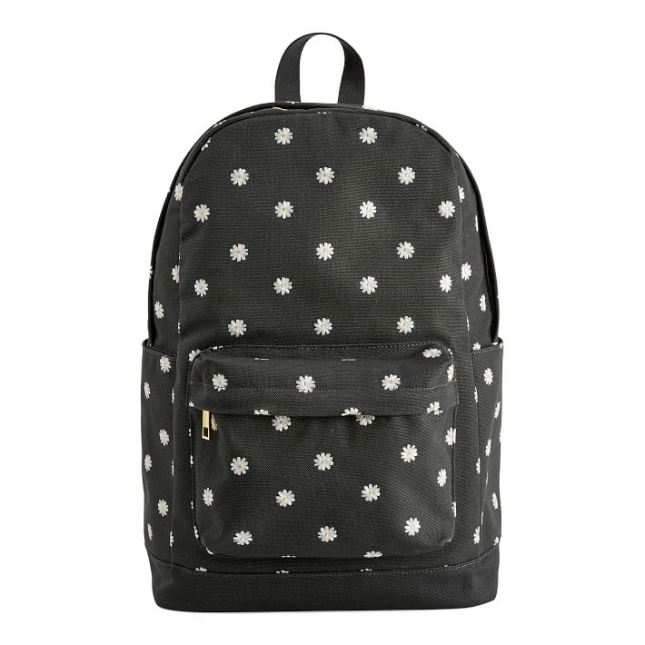 Emily & Meritt Floral Black Recycled Backpack | Pottery Barn Teen