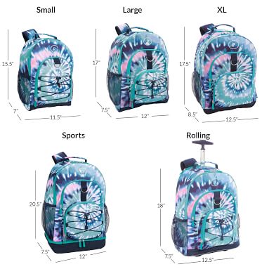 Gear-Up Oceana Spiral Tie-Dye Backpacks | Pottery Barn Teen