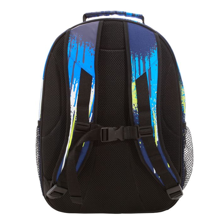 Gear-Up Drip Painting Blue Glow-in-the-Dark Backpack