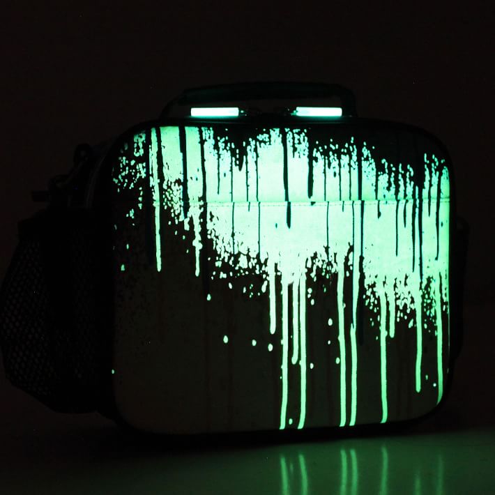 Gear-Up Drip Painting Blue Glow-in-the-Dark Backpack