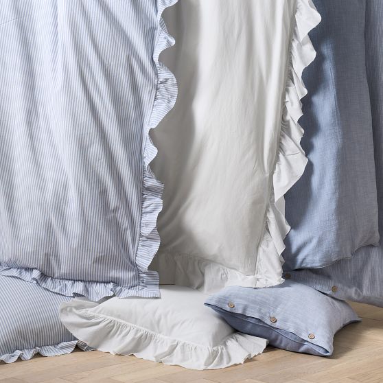 Kid's Duvet Cover Set-Ruffled Fringe