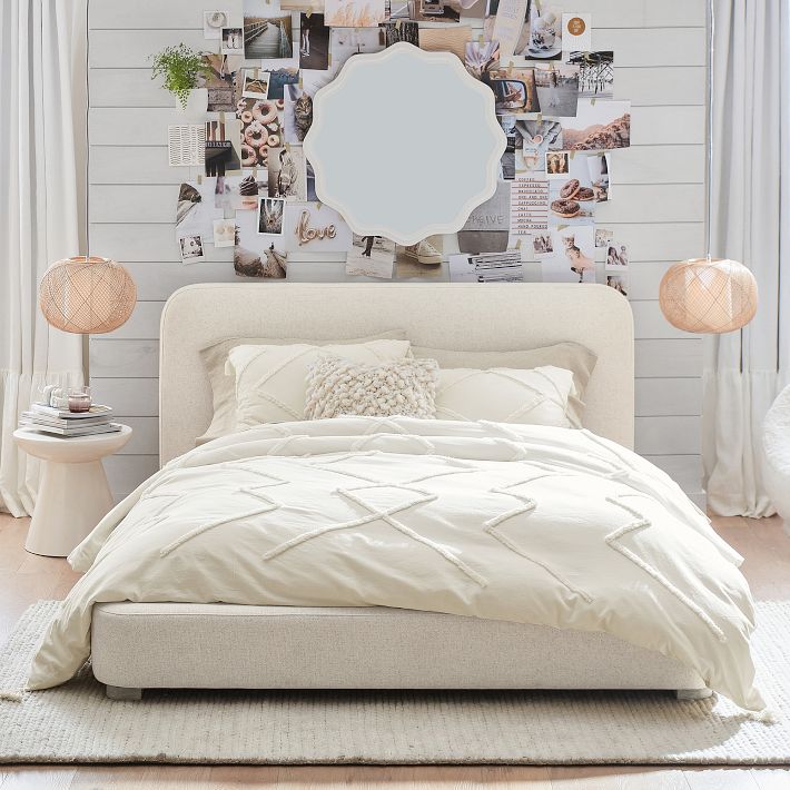 Costa Upholstered Classic Bed | Pottery Barn Teen