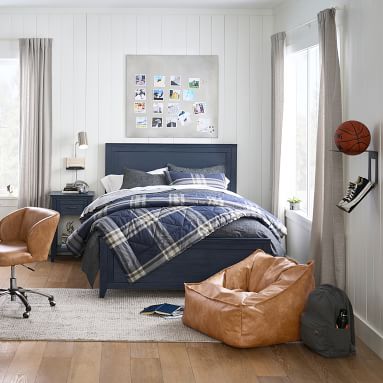 Xander Plaid Twin XL Comforter | Pottery Barn Teen