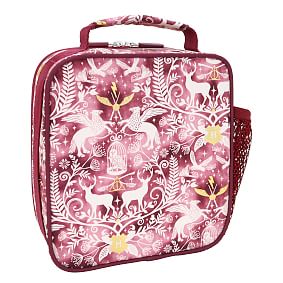 HARRY POTTER™ Gear-Up Magical Damask Maroon Lunch Box | Pottery Barn Teen