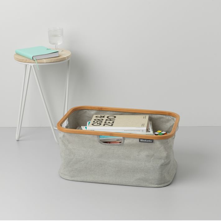 plastic foldable laundry basket