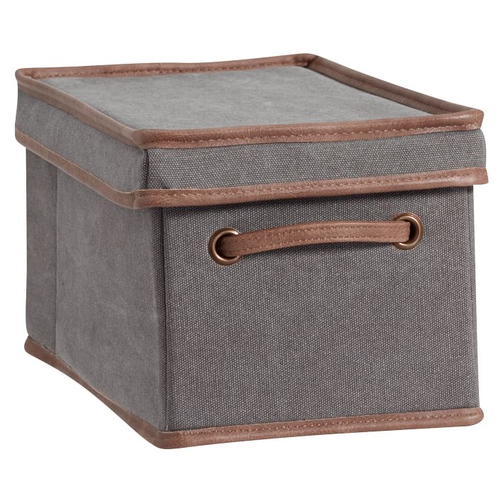 Northfield Canvas Storage Bins Pottery Barn Teen