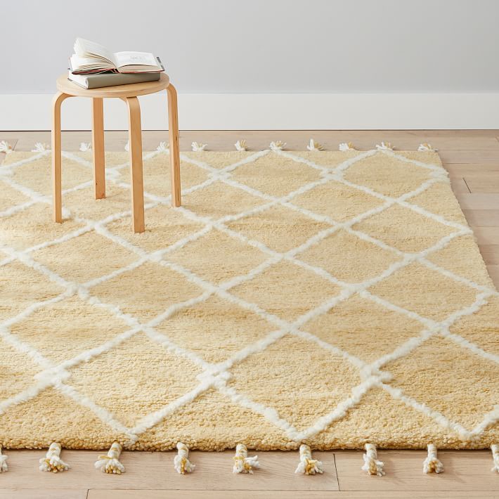 Plant Dyed Recycled Wool Rug Dandelion Pottery Barn Teen