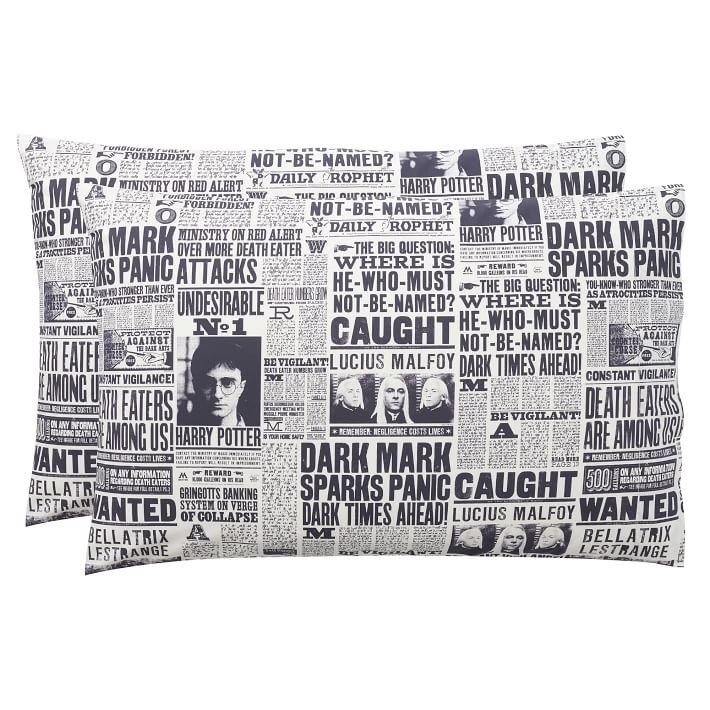 Cushion cover The Daily Prophet Harry Potter - Boutique Harry Potter