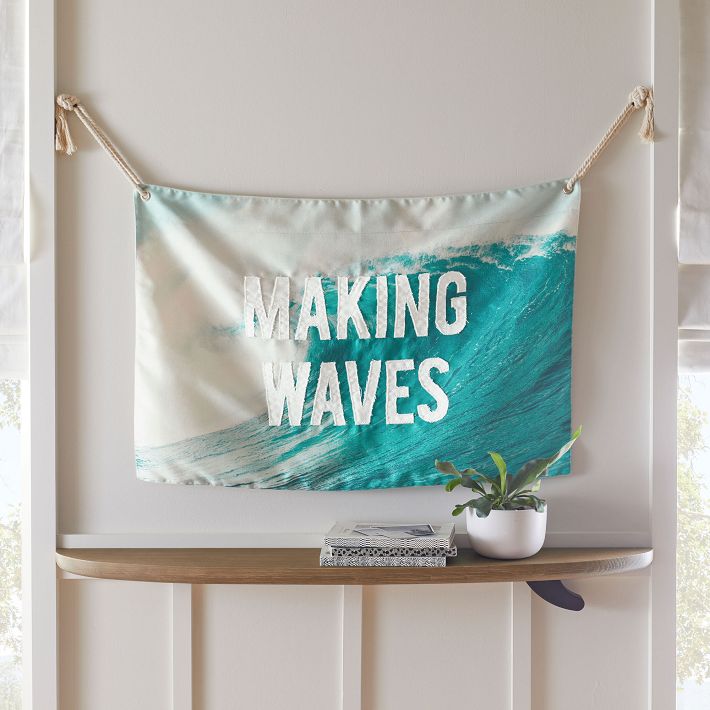 Surfrider Foundation Wooden Surfboard Shelf Pottery Barn Teen