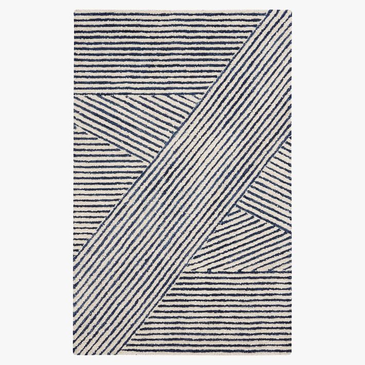 Geo Jeans Rug Teen Rug Pottery Barn Teen