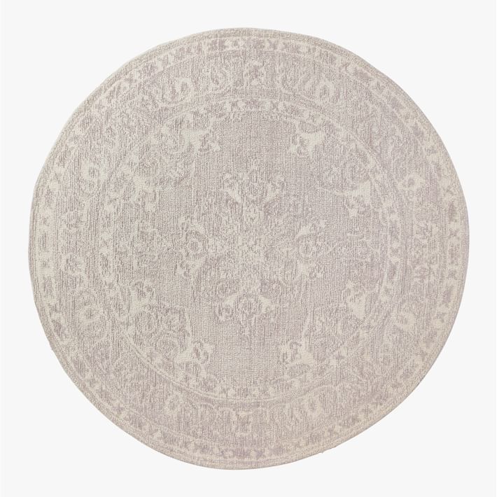 Astrid Tufted Wool Round Rug | Pottery Barn Teen