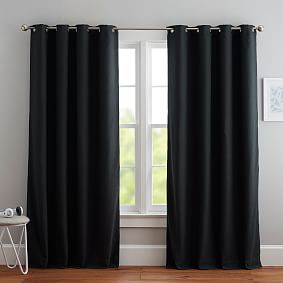 Seaton Grommet Blackout Curtain | Teen Curtains | Pottery Barn Teen