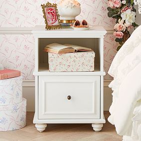 Eily Night Stand Bedside Table with Drawer Wooden Side Tables Bedroom Night  Stands for Bedrooms Small Nightstand End Table with Drawer and Shelf Ideal